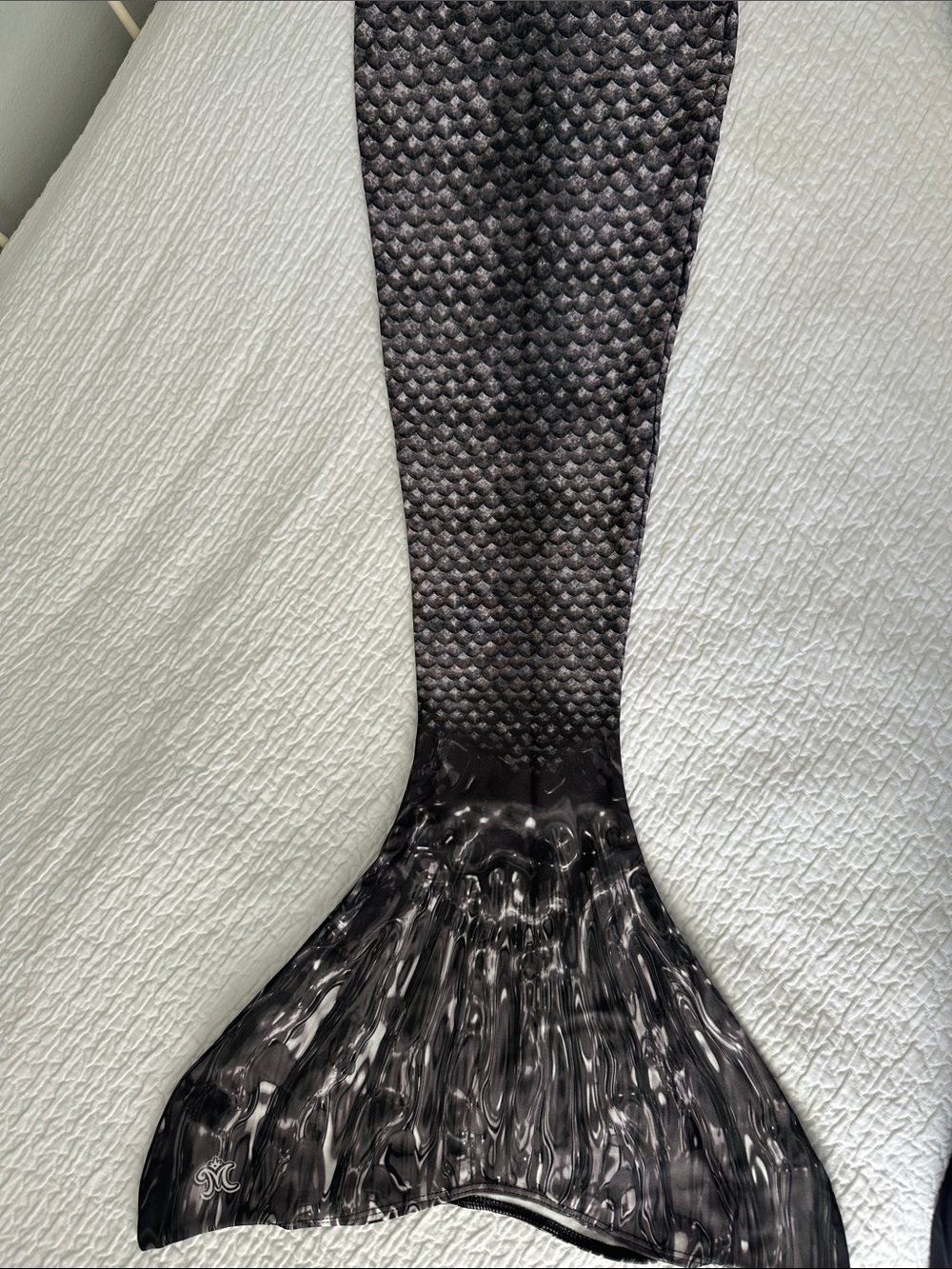 Black Kids Mermaid Tail Costume - Sleek Black Design